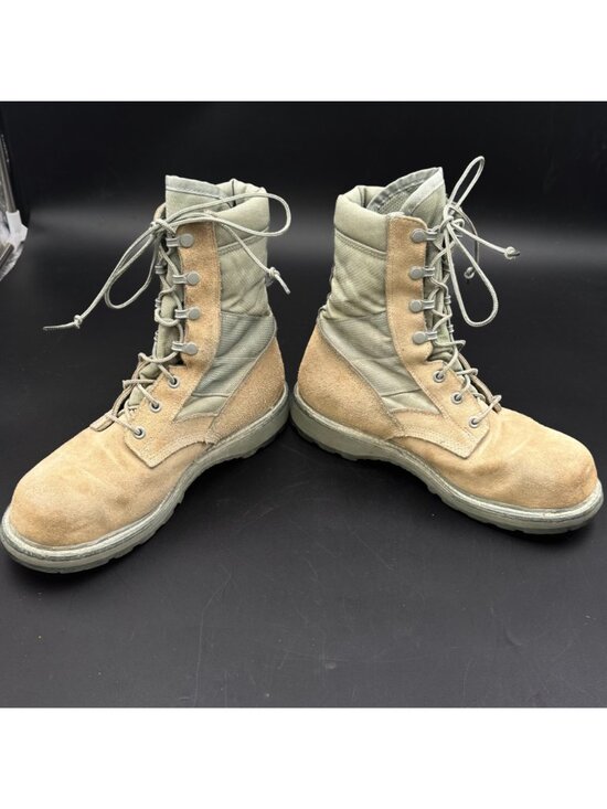 Mens US Military Desert Steel Toe Boots  8R Tan Combat Tactical Hot Weather USA main image 6